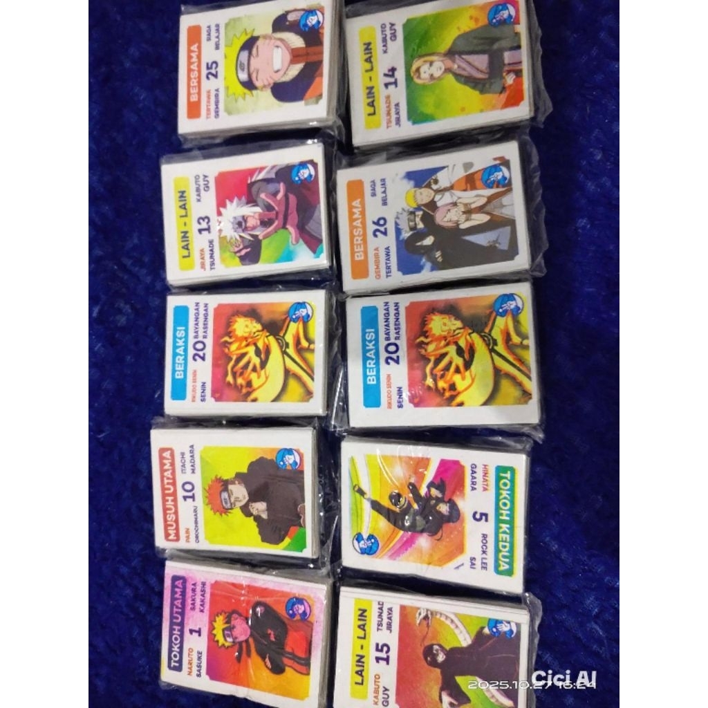 320 LEMBAR KARTU KWARTET BESAR