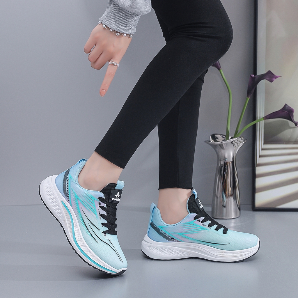 hot deals collin sepatu olahraga dewasa ringan kekinian warna gradasi wanita pria sneakers fashion