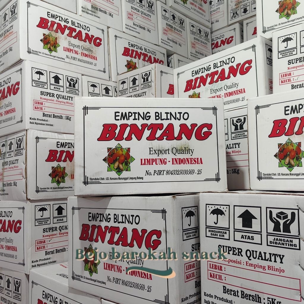 1KG EMPING BLINJO MENTAH, EMPING BLINJO, EMPING BLINJO MENTAH BINTANG