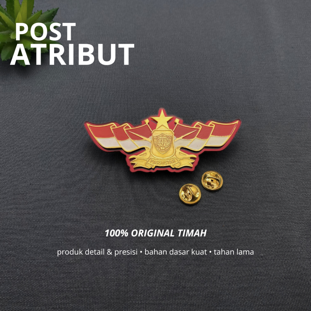 Standar Brevet Passustar Poltekim / Pin Passustar Poltekim / Atribut Poltekim / Taruna Poltekim / Ta