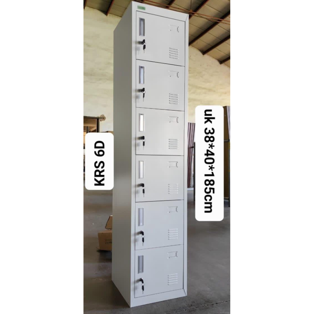 Locker Besi / Locker Besi  6 Susun / Locker Besi Full Kunci / Loker besi kunci