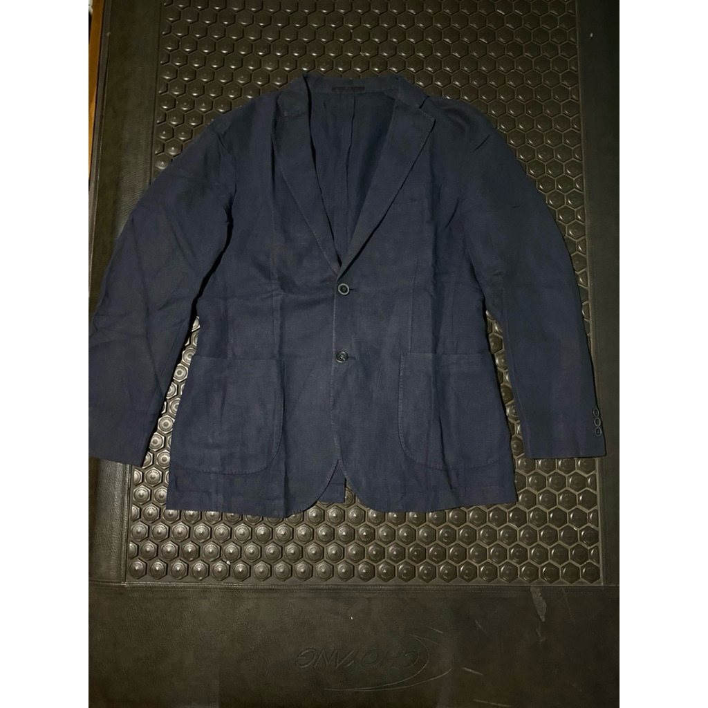 BLAZER JAS UNIQLO BRANDED NAVY