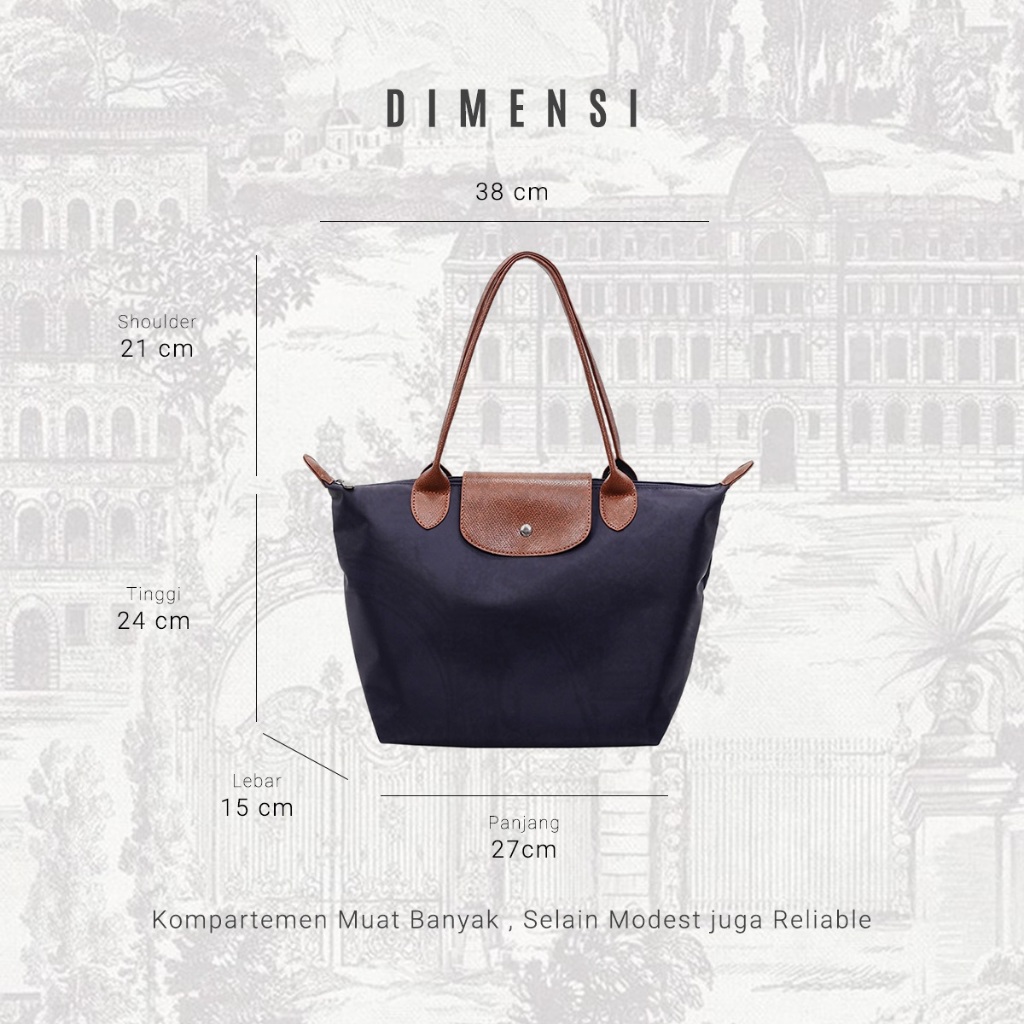 BESTPROMO Totebag LC / Tas bahu anti air / Tas Kerja Kuliah wanita / Totebag Waterproof LALA by