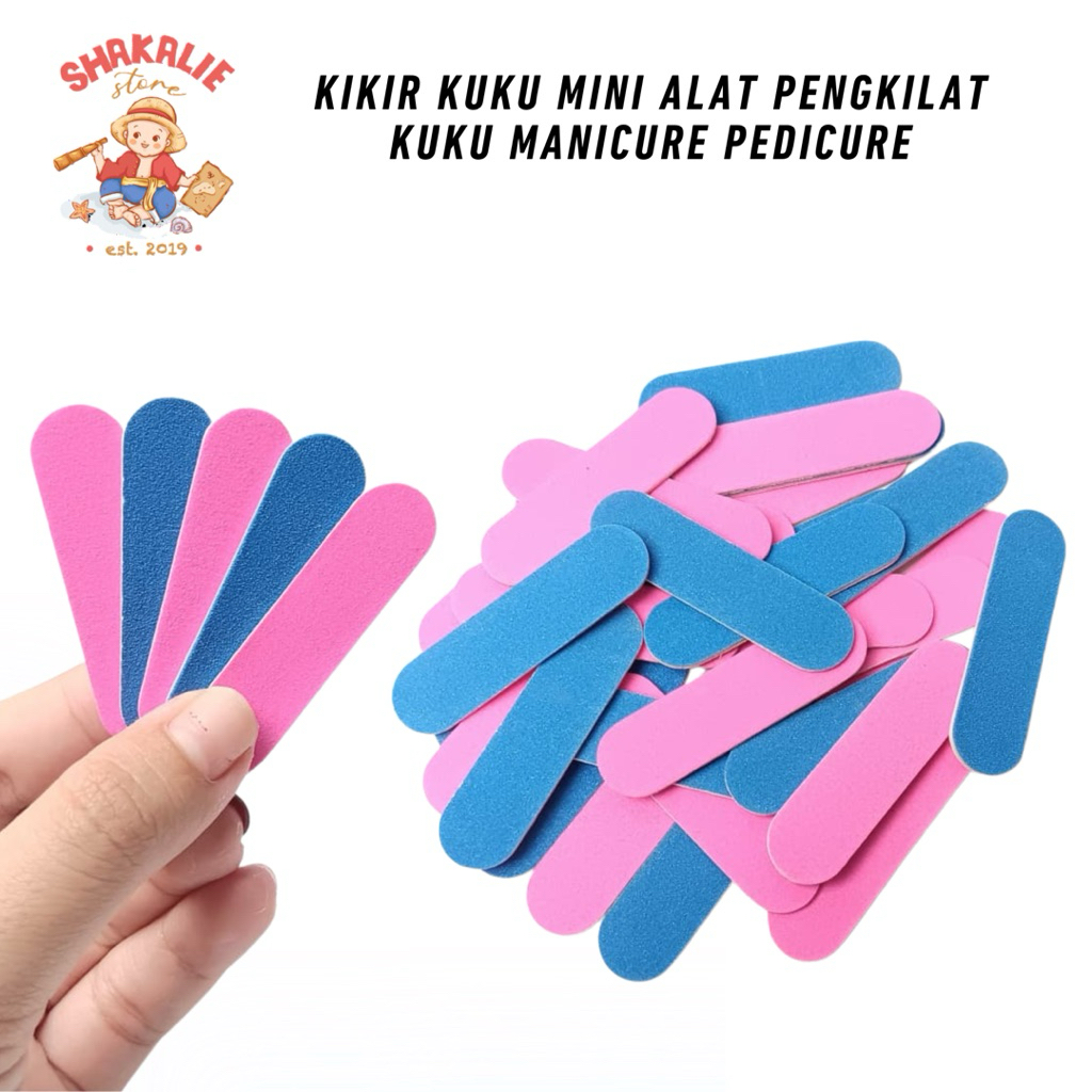 Kikir Kuku Mini Alat Pengkilat Kuku Manicure Pedicure