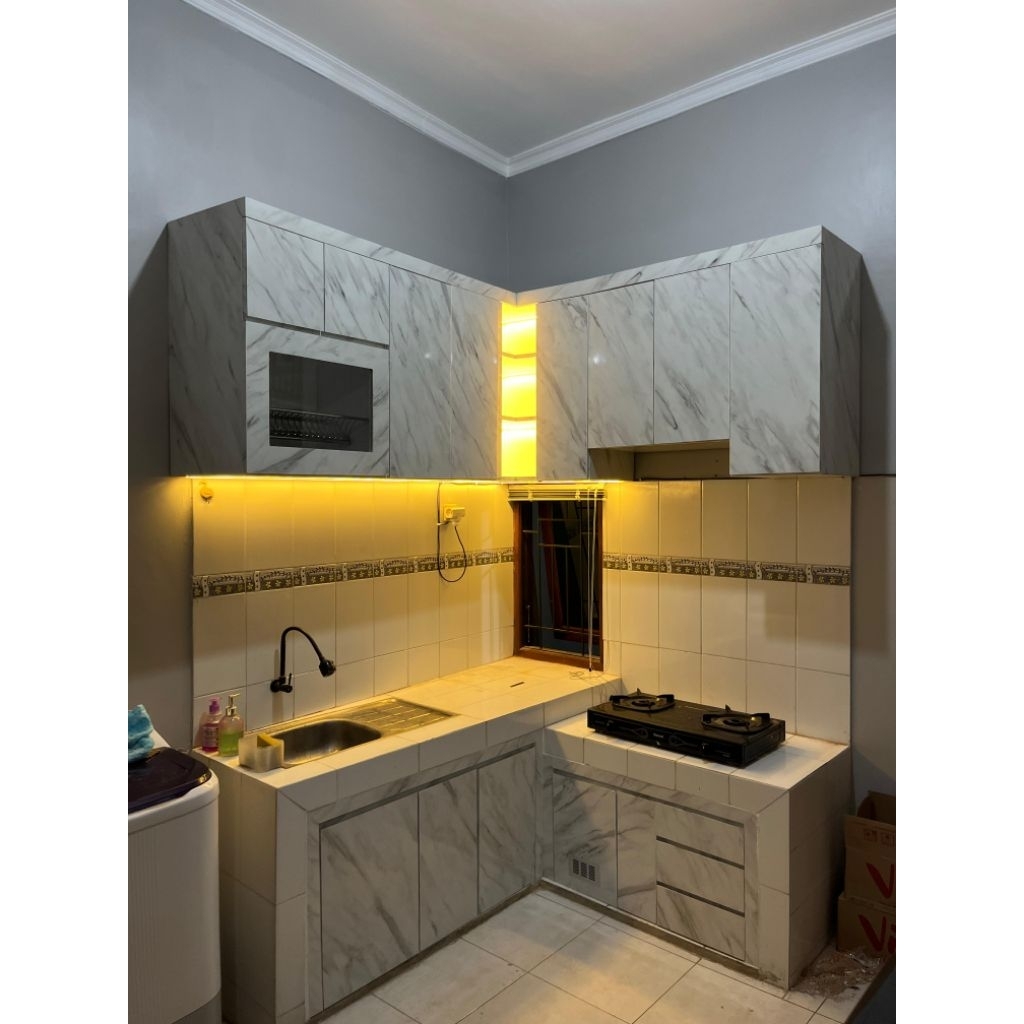 kitchen set minimalis || dapur cantik || kitchen set