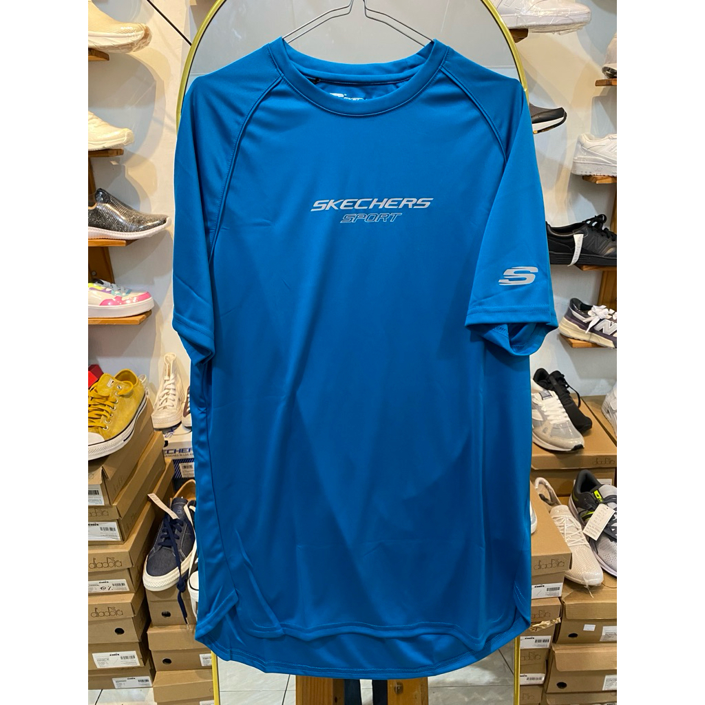 2 VARIASI WARNA BAJU PRIA SKECHERS DRYFIT POLYESTER MEN COD ORIGINAL