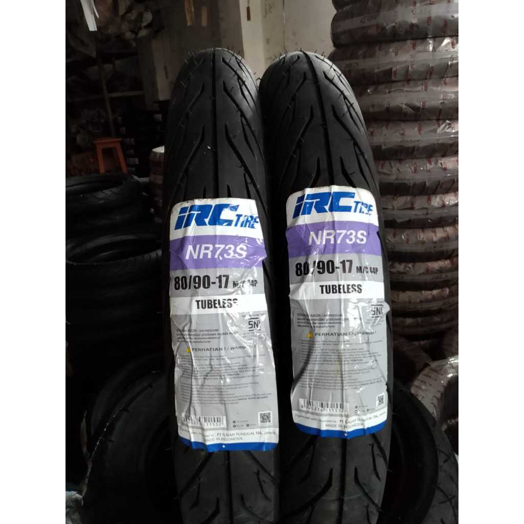 IRC NR73S 80/90 Ring 17 Ban Belakang Tubeless – Shogun 125, MX King, Vega Force