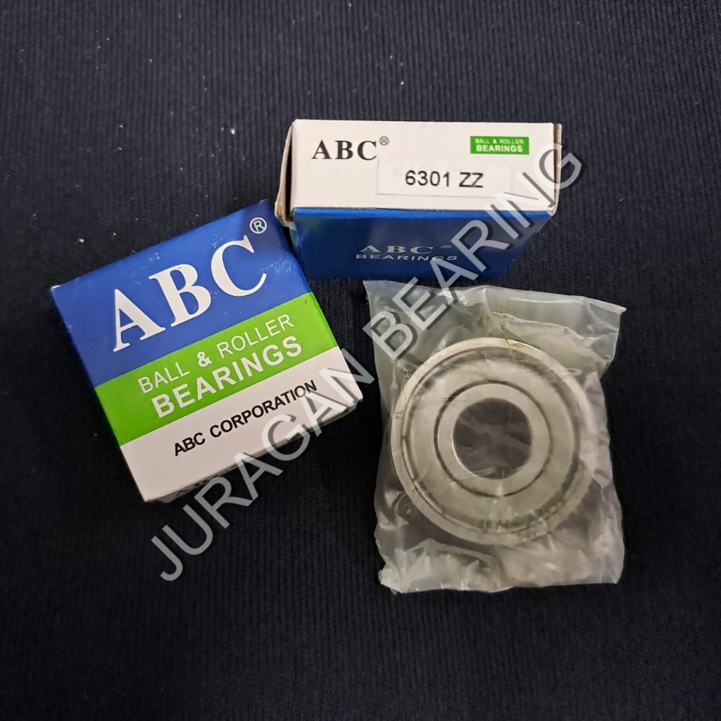 Bearing 6301 ZZ ABC 6301ZZ (12x37x12mm)