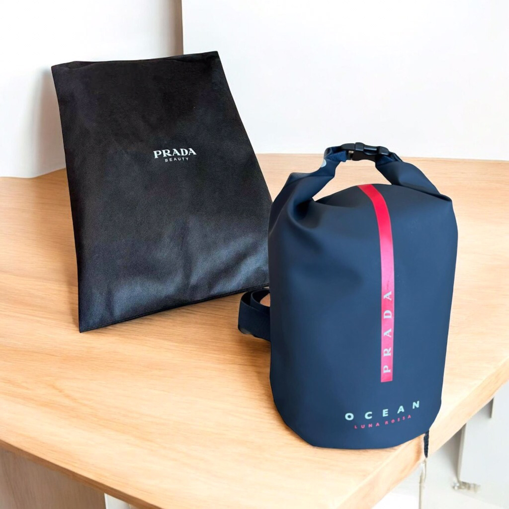 Prada Sailing Bag Pack  Navy Original Gift Parfum Ocean Luna Rossa