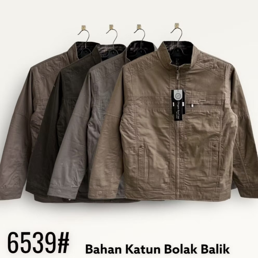New Deals New Jaket Import Pria Bahan Katun Bisa Bolak Balik Jaket Bomber Pria Bolak Balik Import