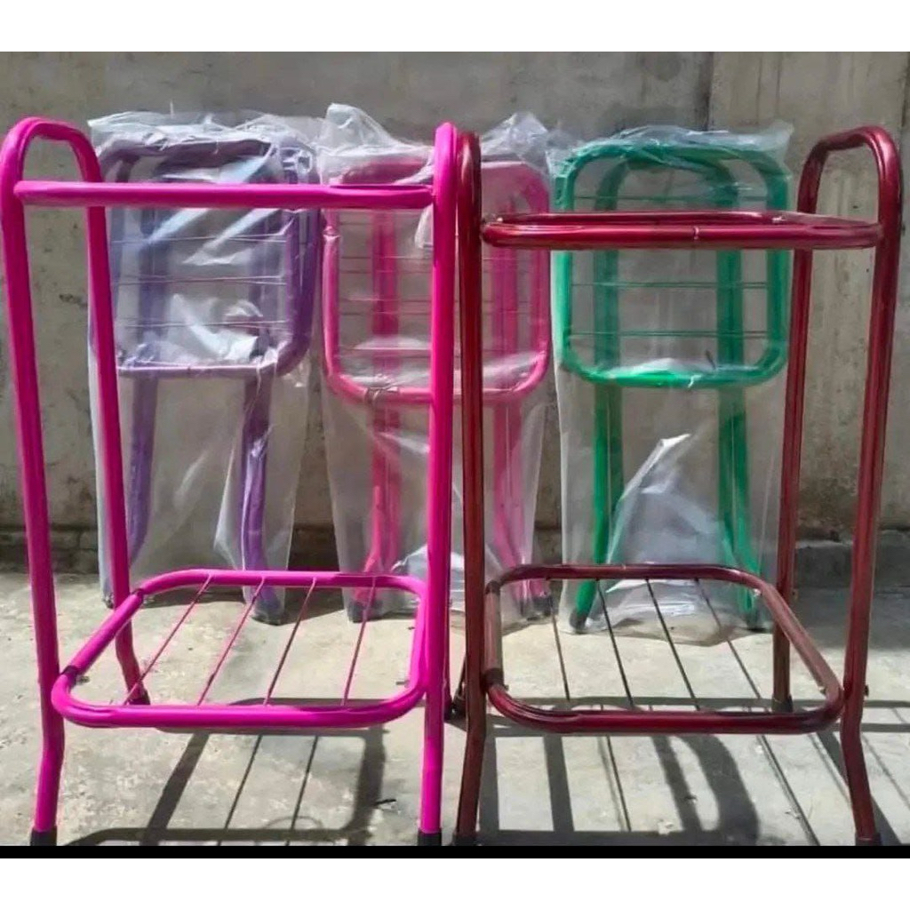 Rak galon dispenser warna / rak galon 2 tingkat / rak dispenser air dan galon