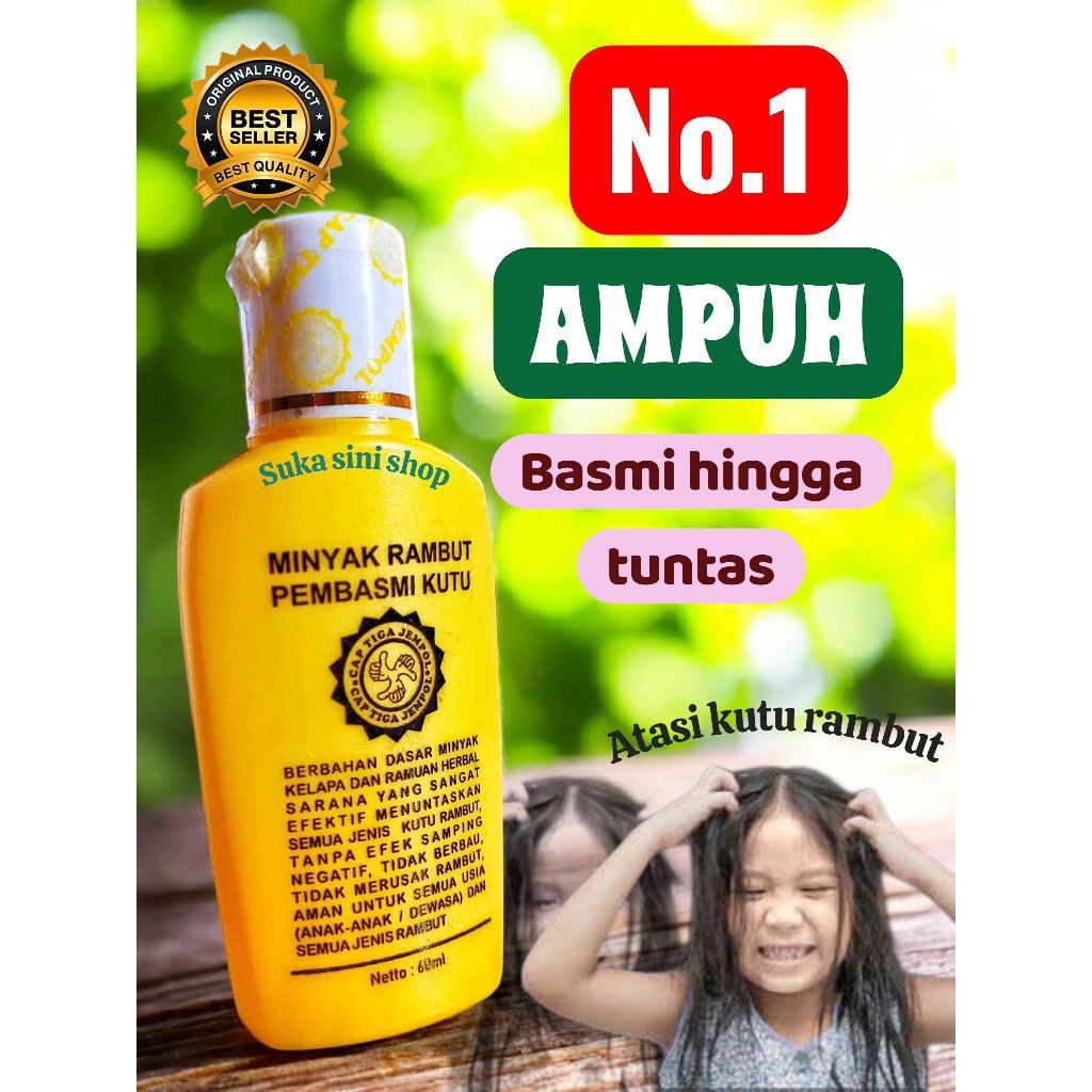 obat kutu rambut untuk anak dan dewasa|minyak rambut pembasmi kutu dan telur kutu