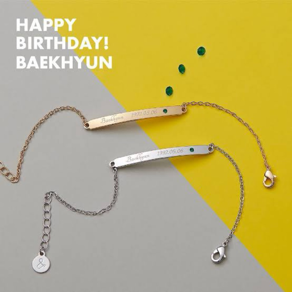 EXO - Baekhyun Birthday Bracelet SMTOWN 2019