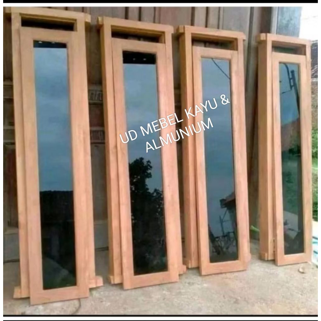 KUSEN JENDELA FULSET BAHAN KAYU KAMPER DAN MERANTI FULL OVEN BISA CUSTOM UKURAN FEST RESPON