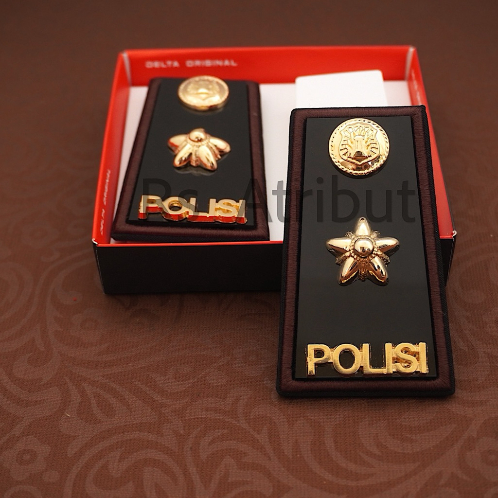 Pangkat Kompol Pdh List Coklat / Pangkat Akbp Pdh / Pangkat Kombes Pdh Perwira Polri Premium