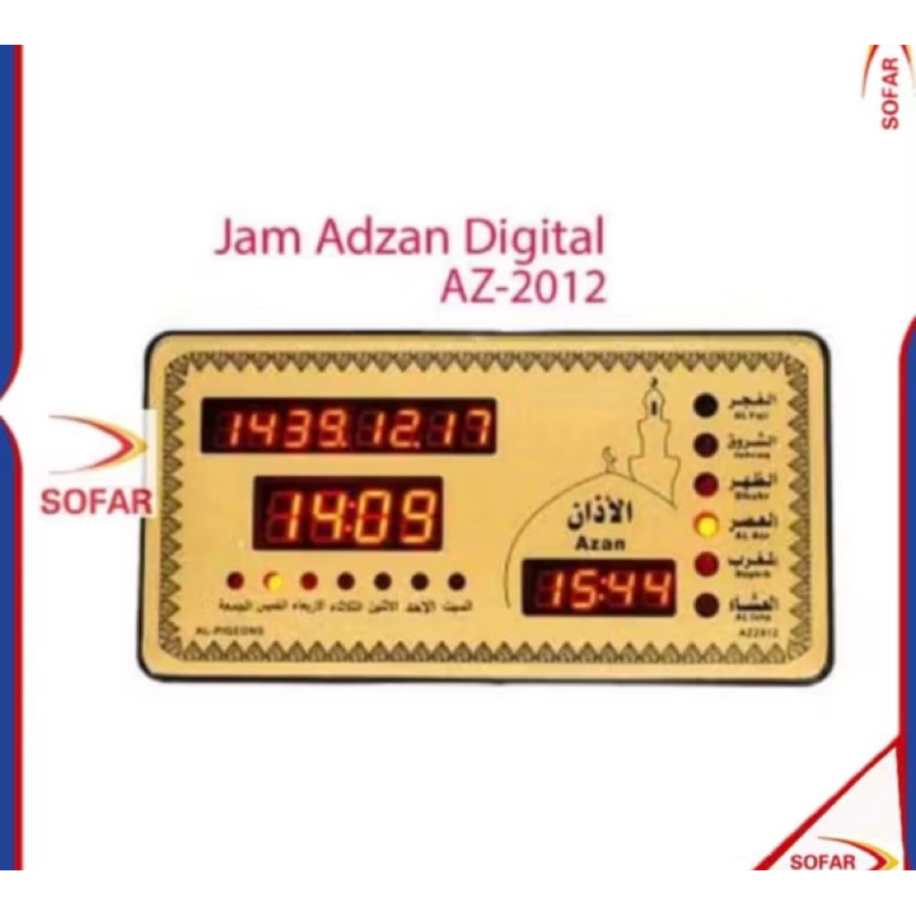 Jam Adzan digital lengkap