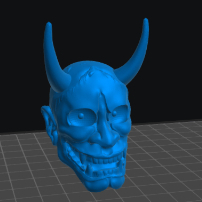 Headsculpt Head HS Demon Devil Mask untuk Kitbash Action Figure shf figma Marvel Legends Damtoys Mcf