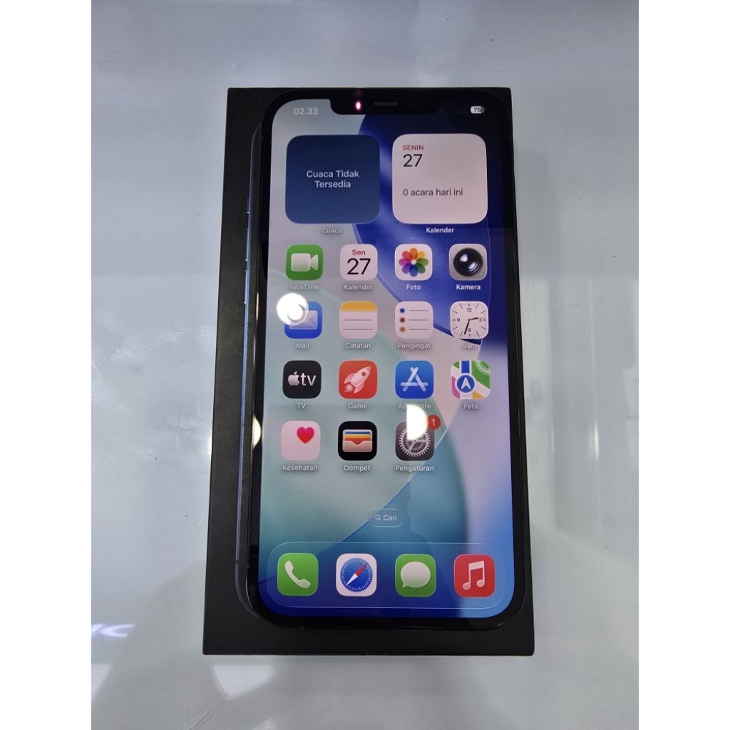 Iphone 12 Pro Max 256Gb Dual sim Blue Ex Garansi Inter Beacukai