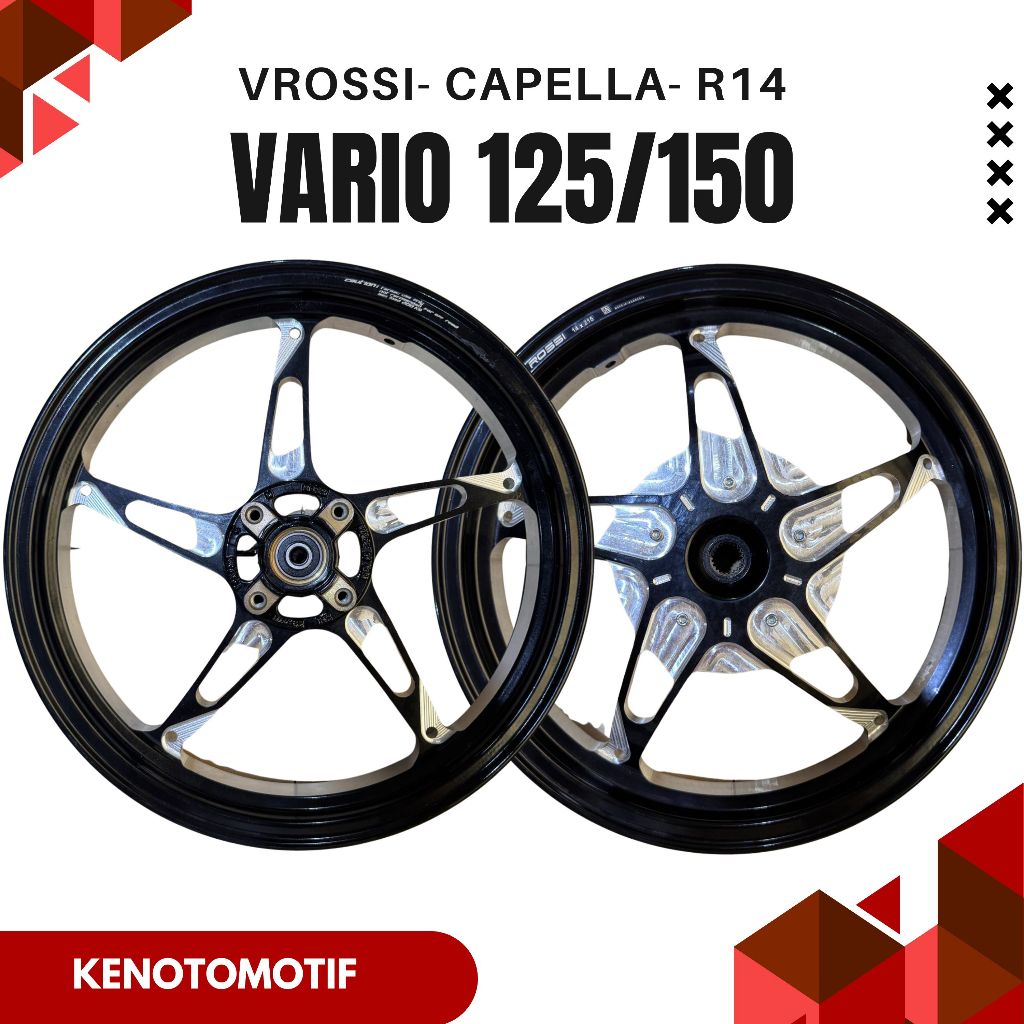 VRossi Venom Capella Bintang Laut Vario 150 - Vario 125 | 14 x 185 / 215 |