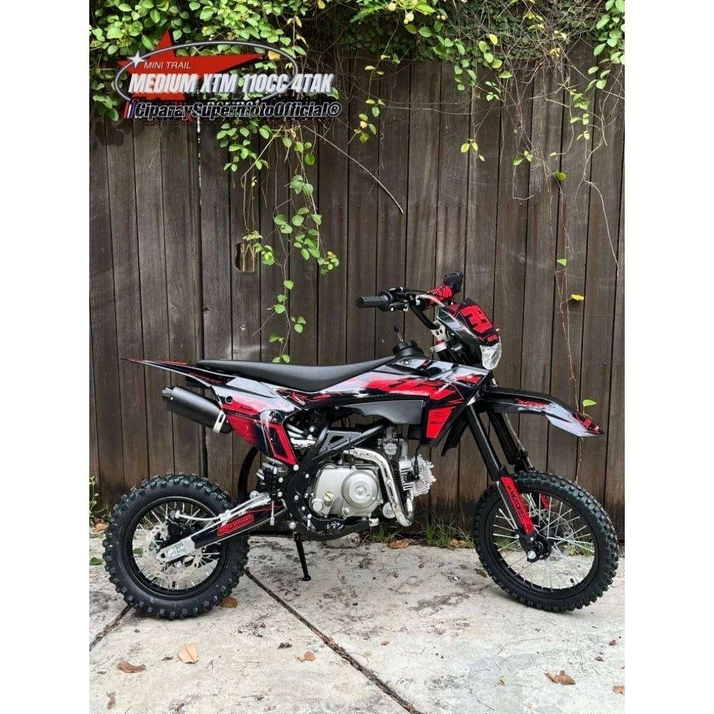 MAINAN ANAK MOTOR TRAIL MINI XTM 110CC RING 14/12 MANUAL