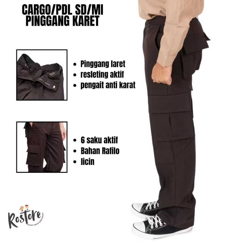 CELANA PDL PRAMUKA CARGO SD SMP SMA TERBARU PEREMPUAN DAN LAKI LAKI