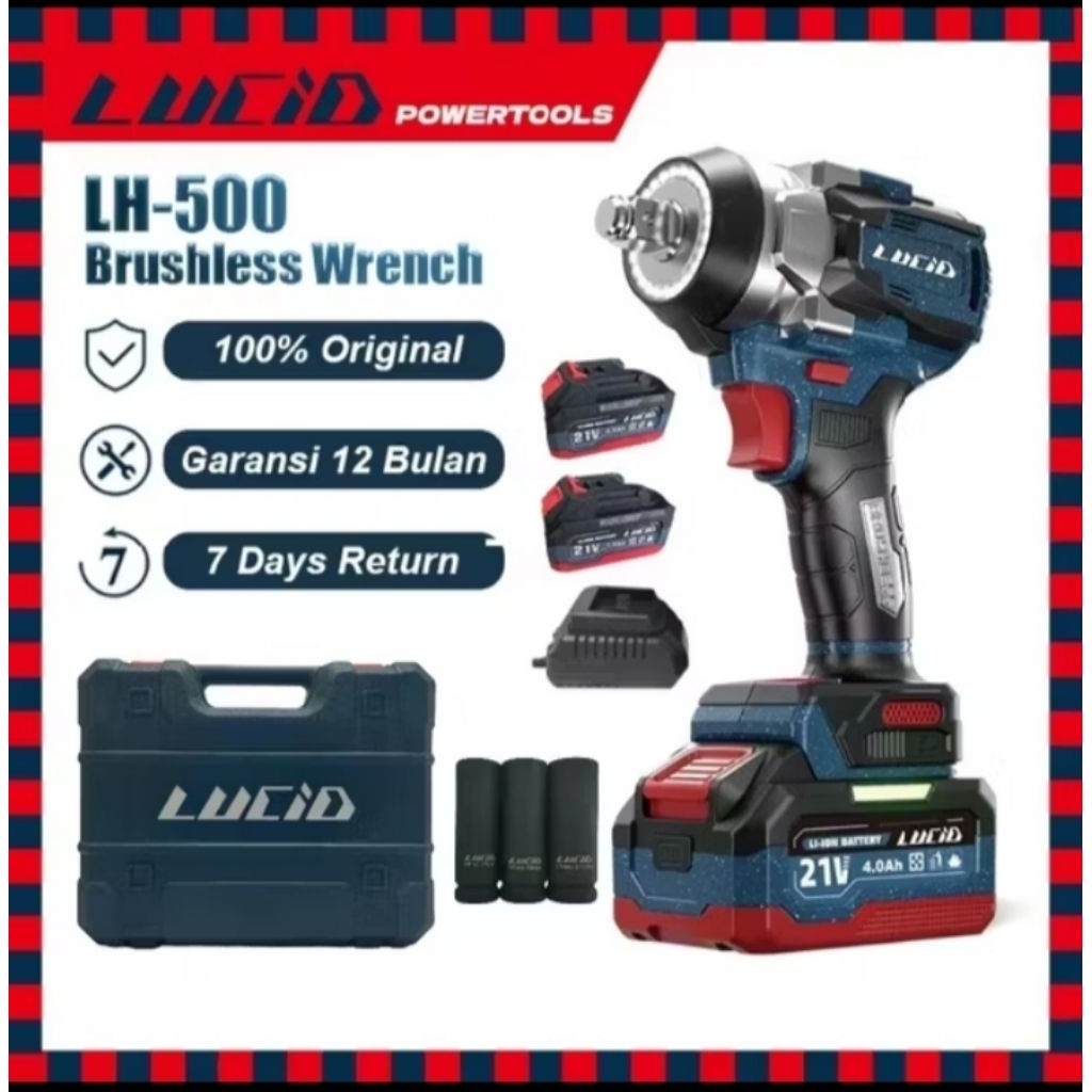 IMPACT LUCID LH500 BARU 2 BATERAY HARGA TERMURAH BOSKU