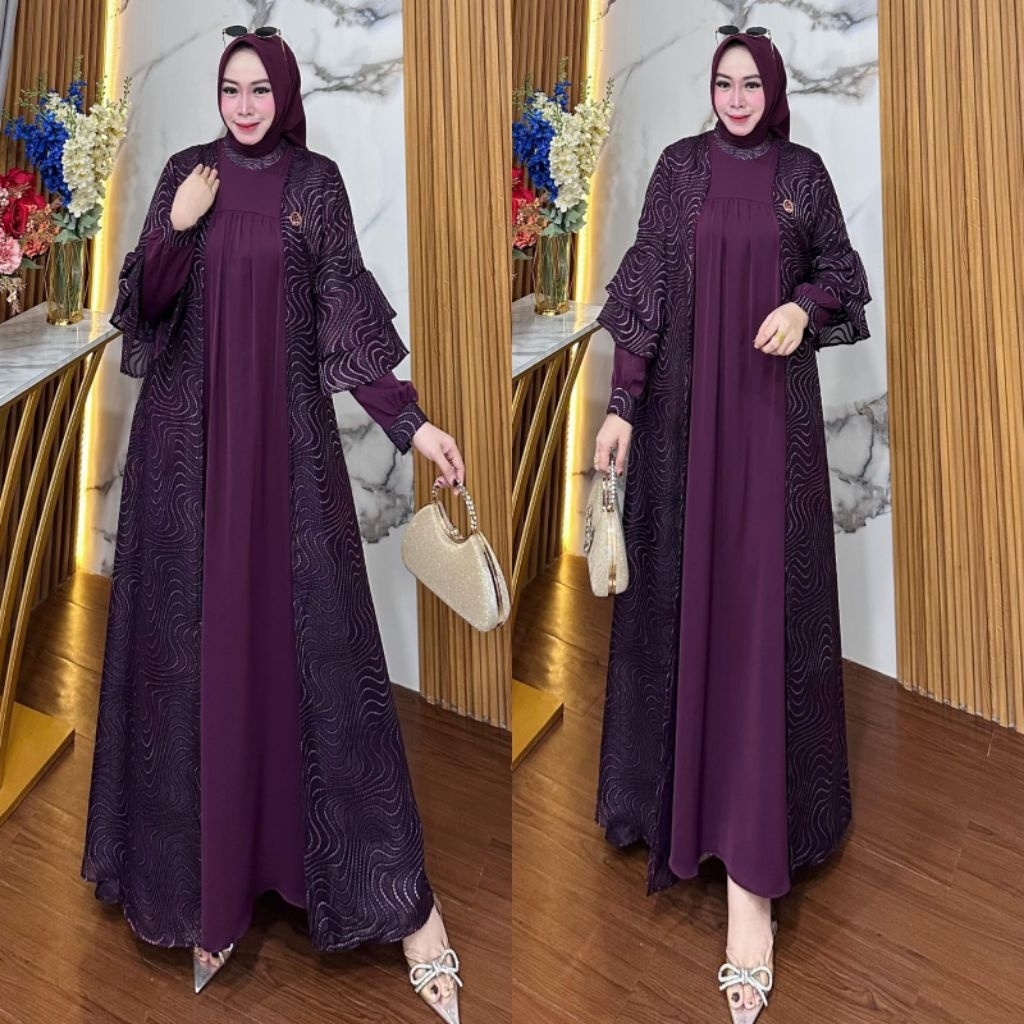 AIRA DRESS BY:THALIA-GAMIS MEWAH-GAMIS LEBARAN 2026-GAMIS ORI