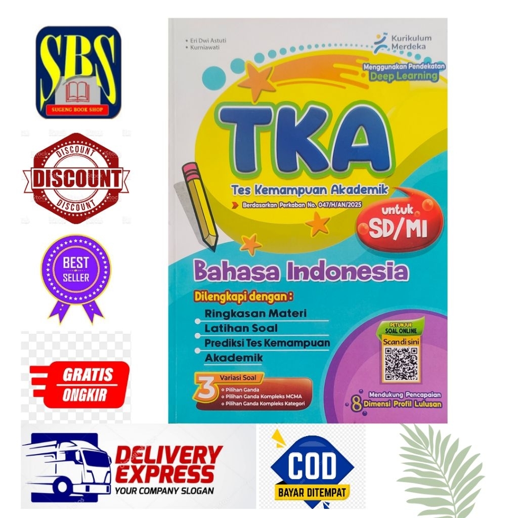 Buku TKA BAHASA INDONESIA SD/MI CV PUTRA NUGRAHA