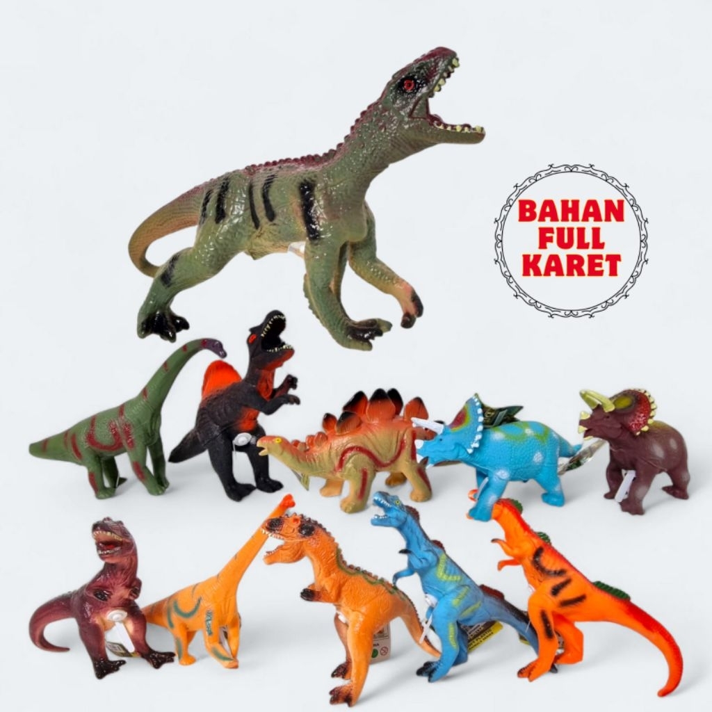 Mainan Dinosaurus Karet Ada Suara Dinosaurus BTC0009