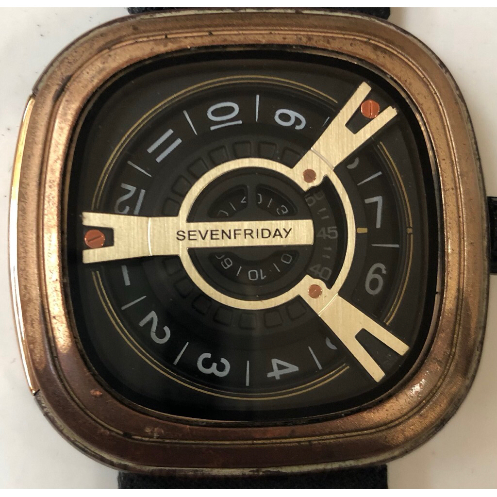 Jam Tangan SevenFriday P-Series  Watch Bronze – Buckle Mulus