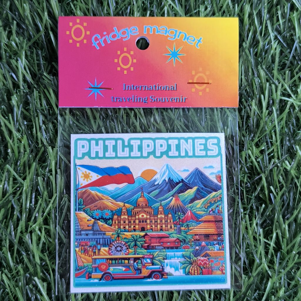 Magnet Tempelan Kulkas Filipina Souvenir Oleh-Oleh Filipina Manila