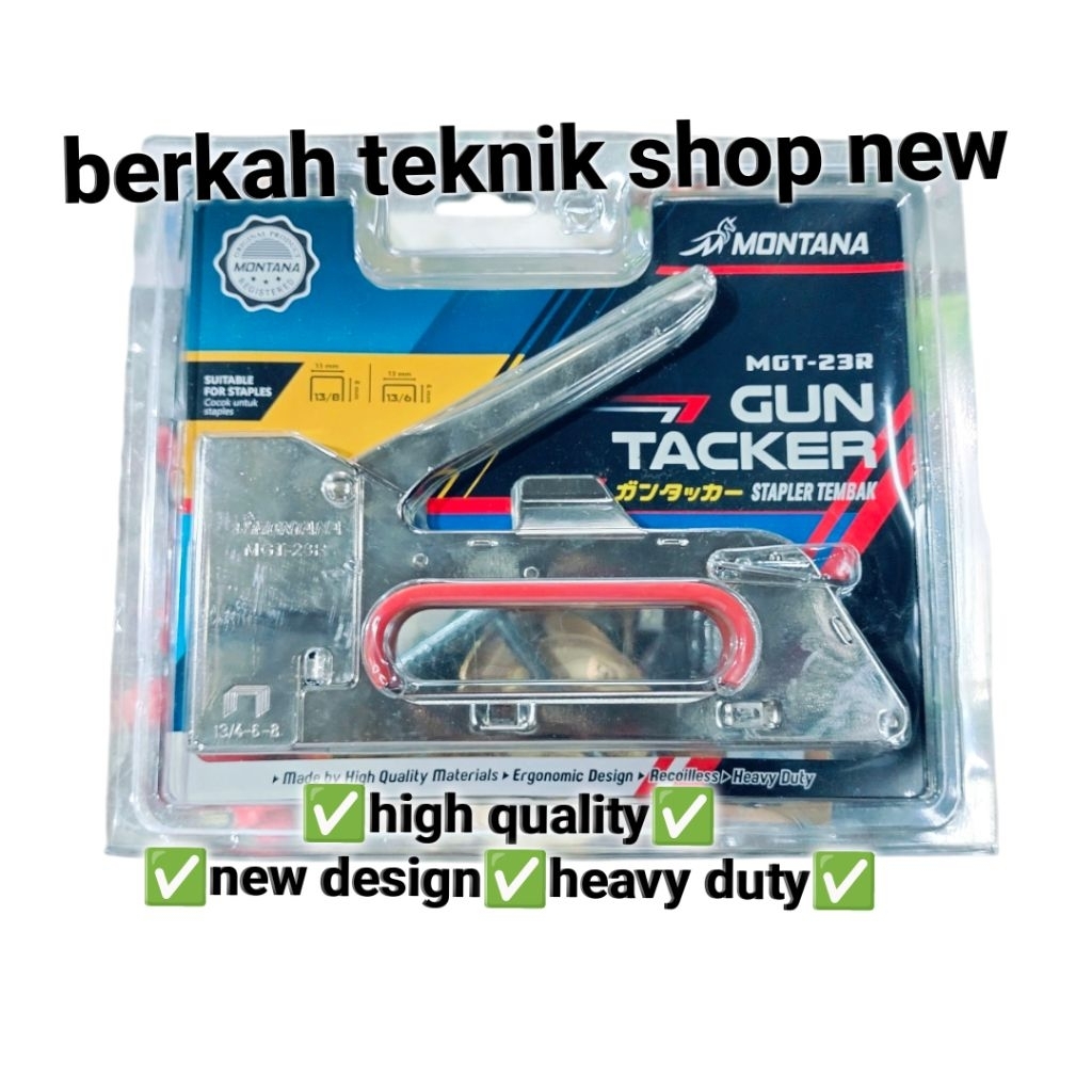 HEKTER TEMBAK GUN TACKER staples gun refil isi hekter