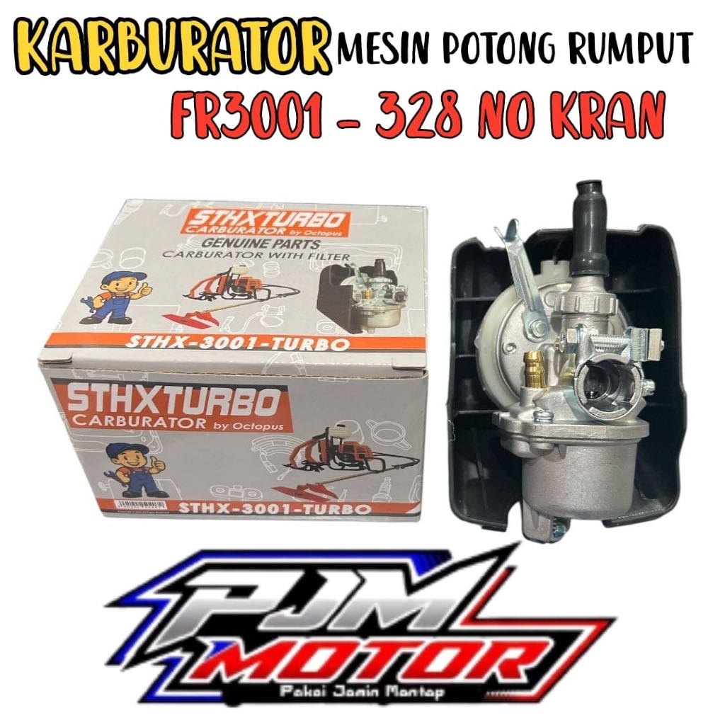 FR3001 CARBURATOR PLUS FILTER UDARA - karburator + saringan hawa mesin potong rumput model sthil sti
