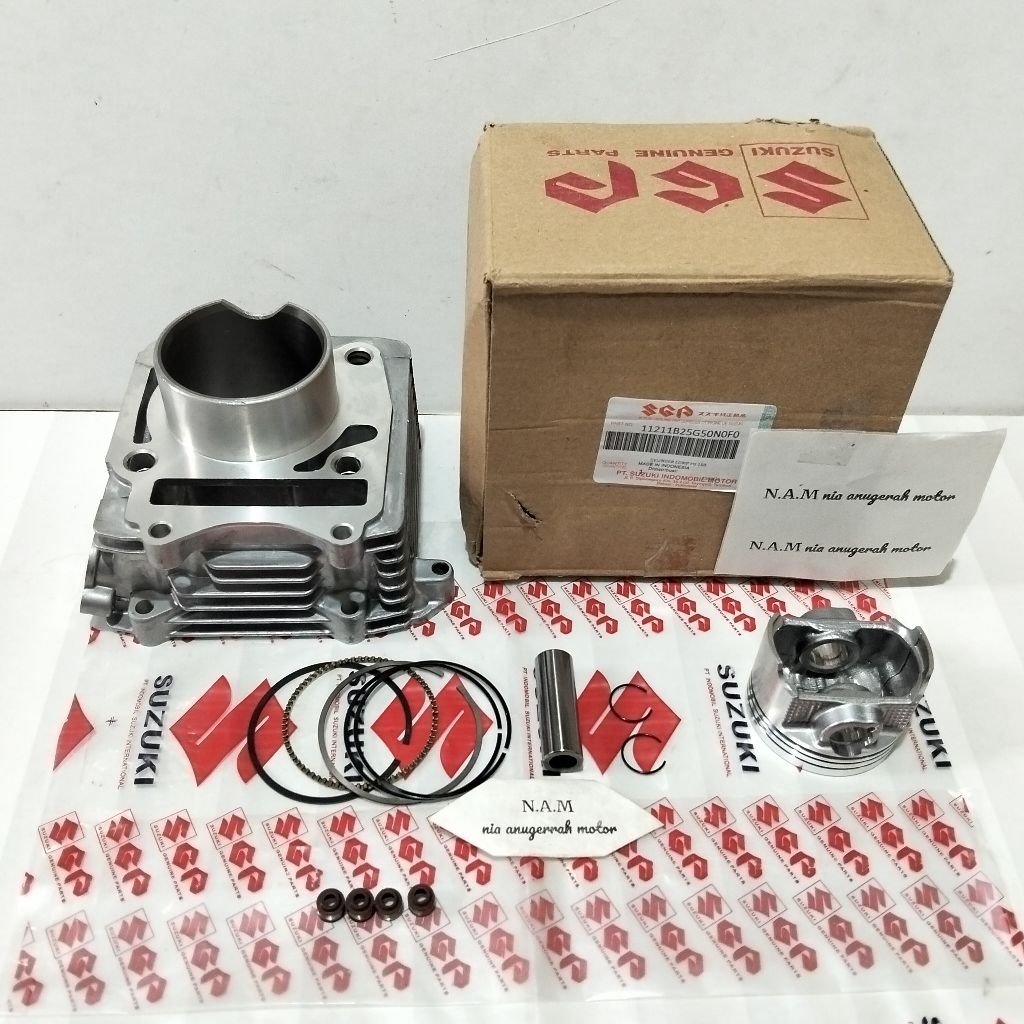 Blok seher piston+sil klep suzuki satria Fu 150 karbu satria Fu karbu