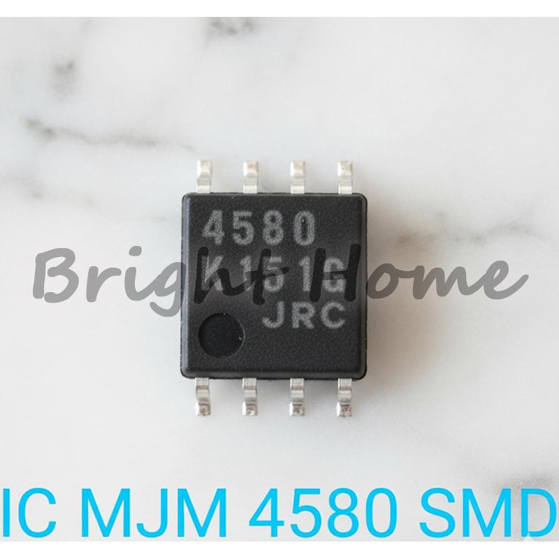 IC MJM 4580 SMD Dual Operational Amplifier MJM4580