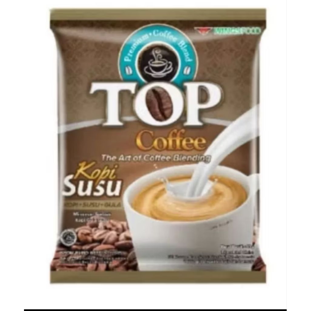 top kopi susu 1 renceng isi 10