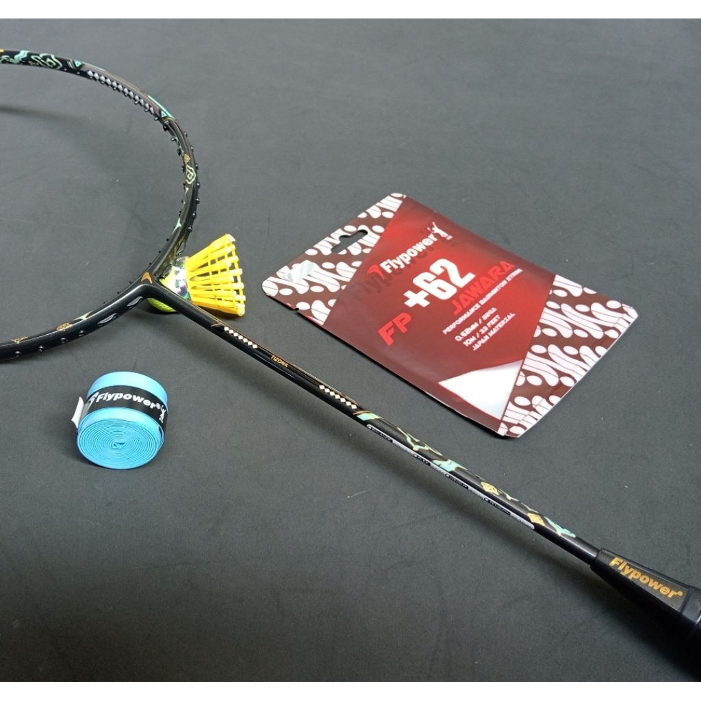 Raket badminton bulutangkis bekas second original flypower tizona