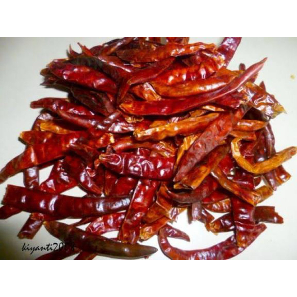 Cabe rawit merah kering fres 100 gr Bandung
