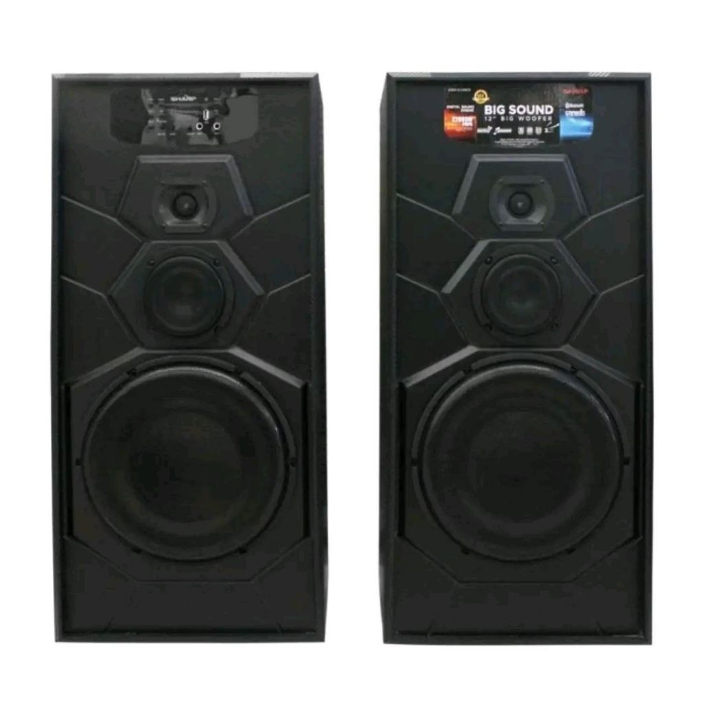 Speaker Aktif Sharp CBOX-D1280CB | CBOXD1280CB D 1280 CB 12"