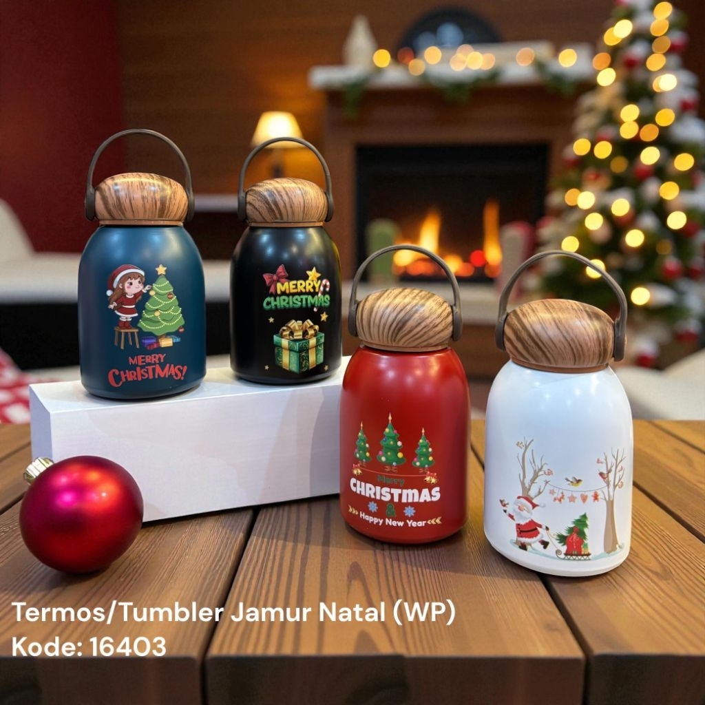 Tumbler Panas Dingin Edisi Natal Tahan Panas Dingin