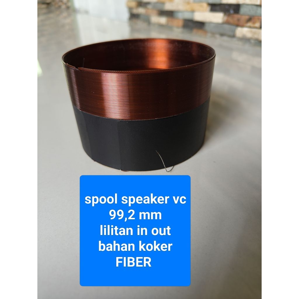 voice coil/spool/spul speaker vc 99,2 mm.