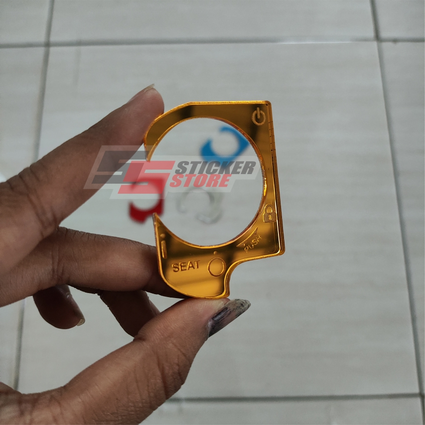 Sticker Emblem kunci Akrilik acrylic vario 150 keyless / scoopy keyless
