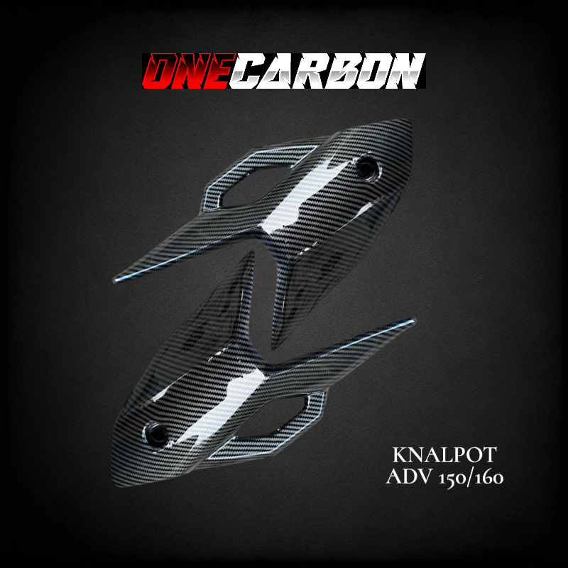 TUTUP KNALPOT ADV 150 / ADV 160 CARBON MODEL ORI / cover knalpot adv carbon sentravariasishop