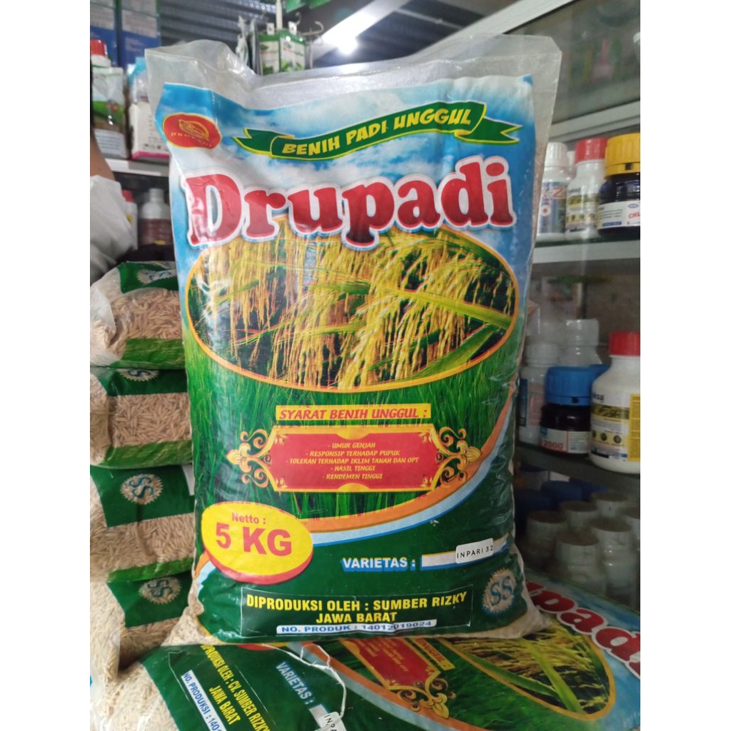 Benih Padi Inpari 32 Benih Padi Unggul Kemasan 5 Kg