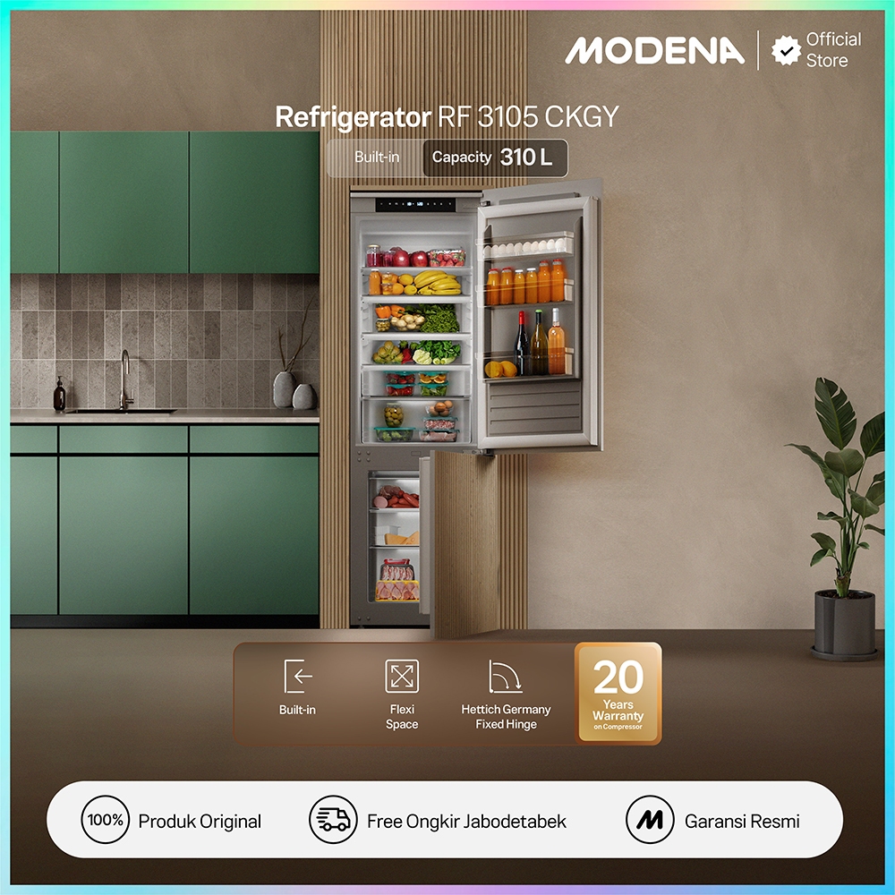 MODENA Built-in Refrigerator - RF 3105 CKGY