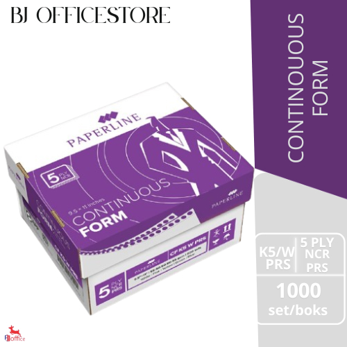 Kertas Continuous Form 5 Ply PRS Paperline / CF 5 Ply : 2 W PRS