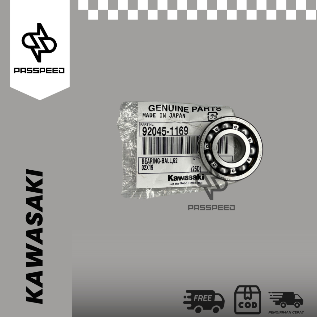 LAHER BEARING RASIO NINJA RR R SS ORIGINAL 92045-1169