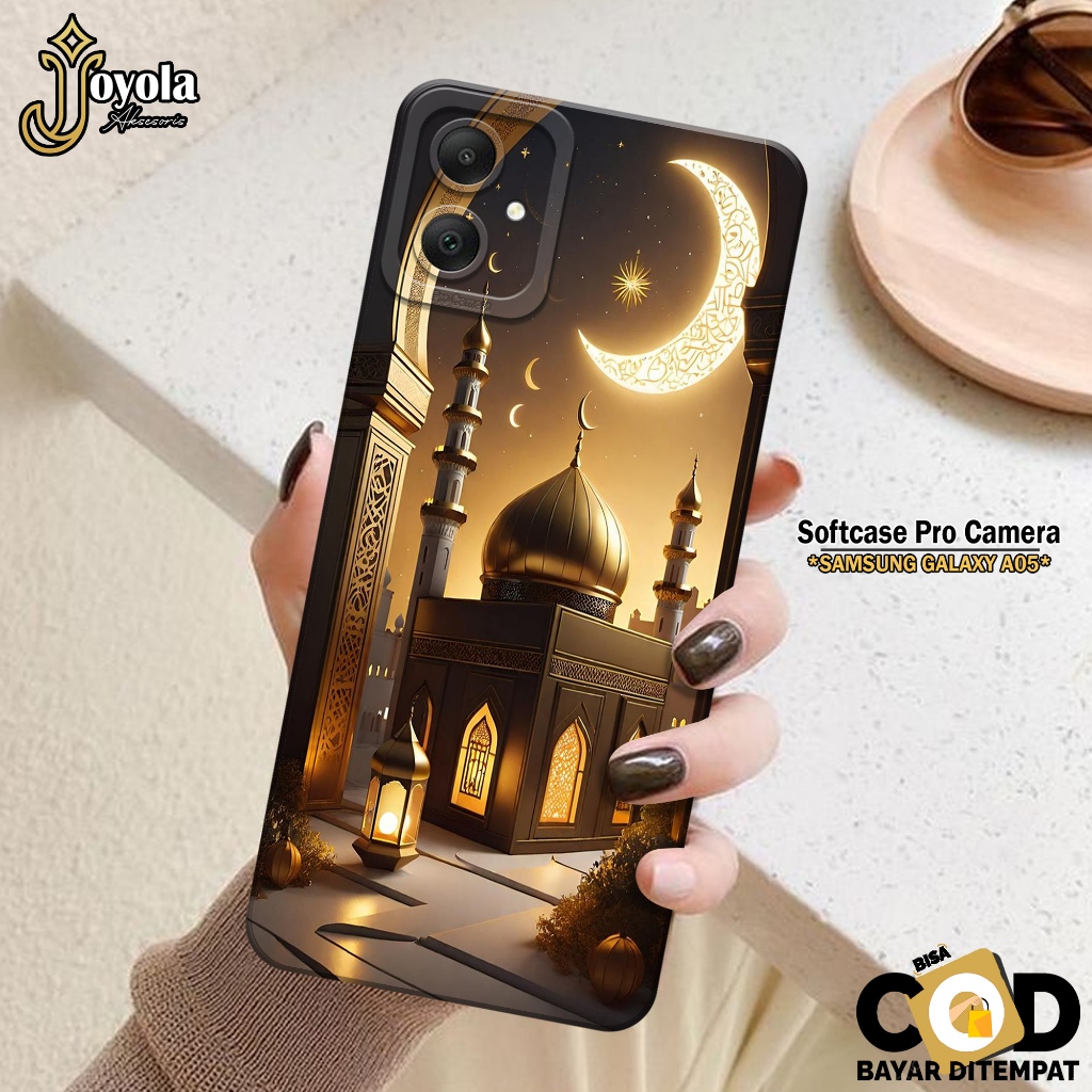 Case Samsung Galaxy A05 Terbaru JOYOLA Fashion Case Masjid Softcase Samsung Galaxy A05 Casing Samsun