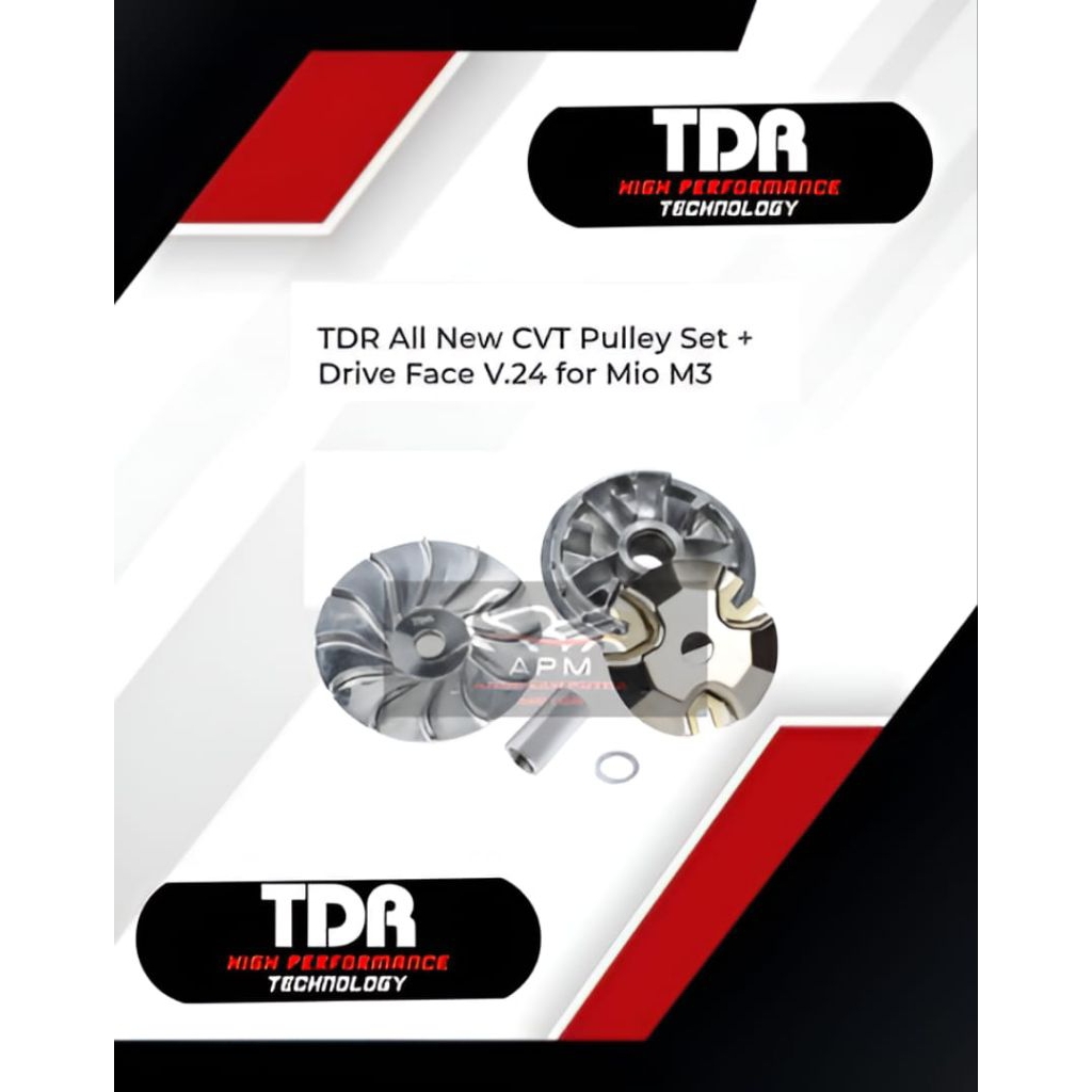CVT PULLEY ASSY TDR V.24 PULLY MIO M3