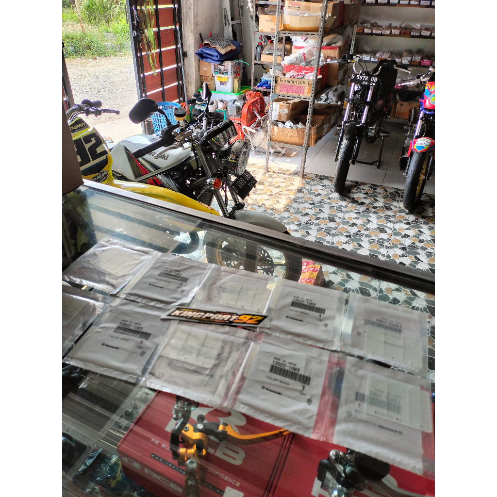 VALVE LIDAH DAUN MEMBRAN RACING KX 125 NINJA 150 R RL M C SS RR OLD NEW ZX CBU ORI KAWASAKI JAPAN
